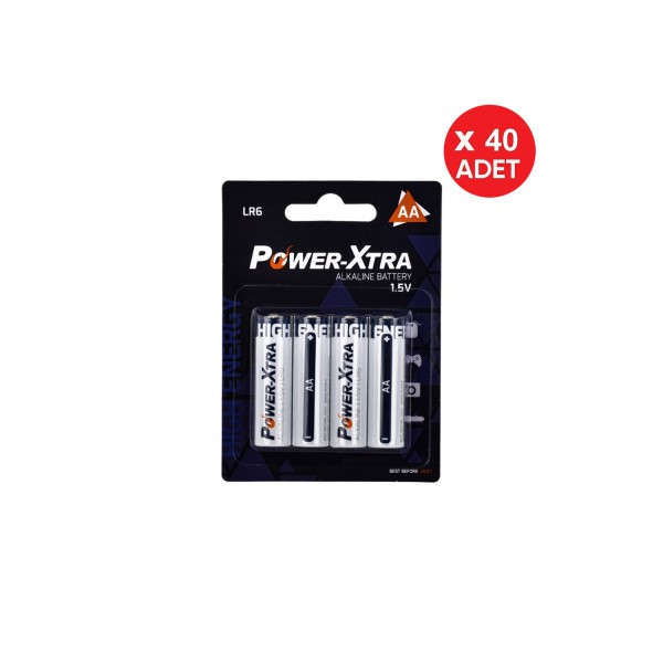 Power-Xtra Alkalin AA Kalem Pil 160 Adet