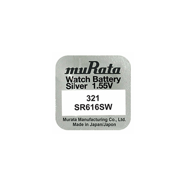 Murata 321 SR616SW Saat Pili