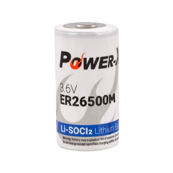 Power-Xtra ER26500M C 3.6 V Li-SOCI2 Lityum Pil