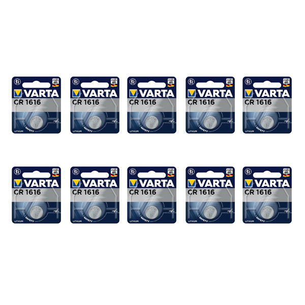 Varta 6616 CR1616 Lithium 3V Pil 10'lu Varta 6616 CR1616 Lithium 3V Pil 10'lu