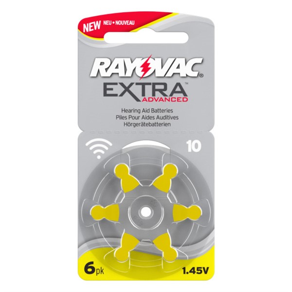 Rayovac Extra 10 Numara İşitme Cihaz Pili 6'lı Blister
