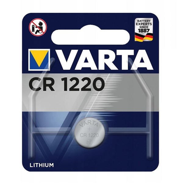 Varta 6220 CR1220 Lithium 3V Pil