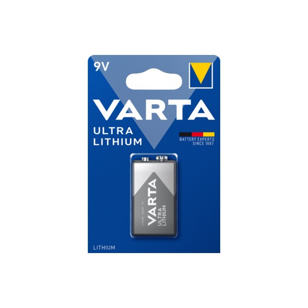 Varta 6122 Profesyonel Lithium 9V Pil