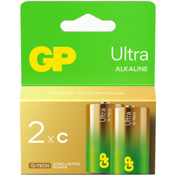 GP 14AU LR14 Ultra Alkalin Orta Boy Pil ...